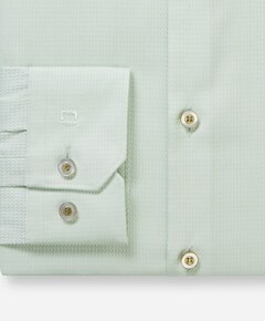 Heren overhemd extra lange mouw groen