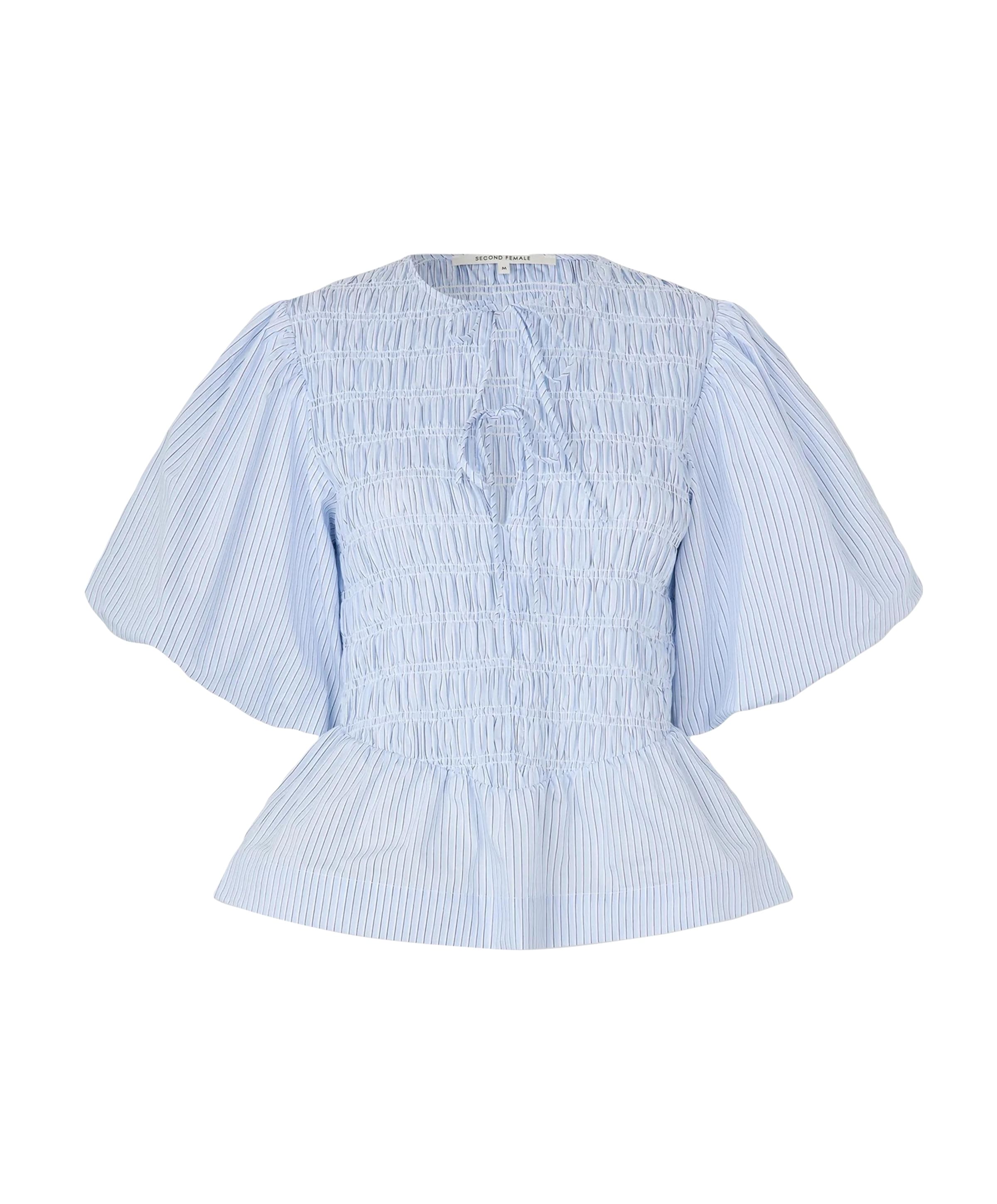 Dames blouse blauw