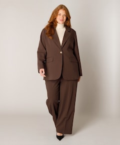 Dames blazer bruin