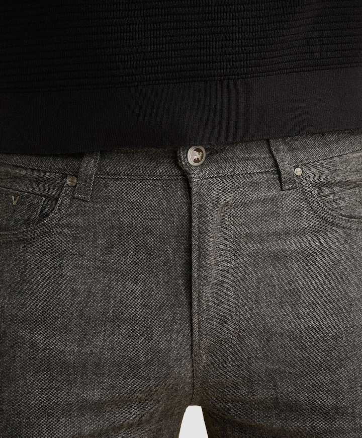 V40 RIDER BRUSHED MELANGE heren jeans grijs