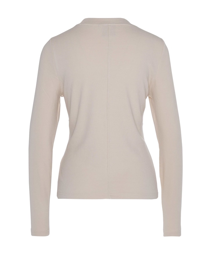 Dames longsleeve beige