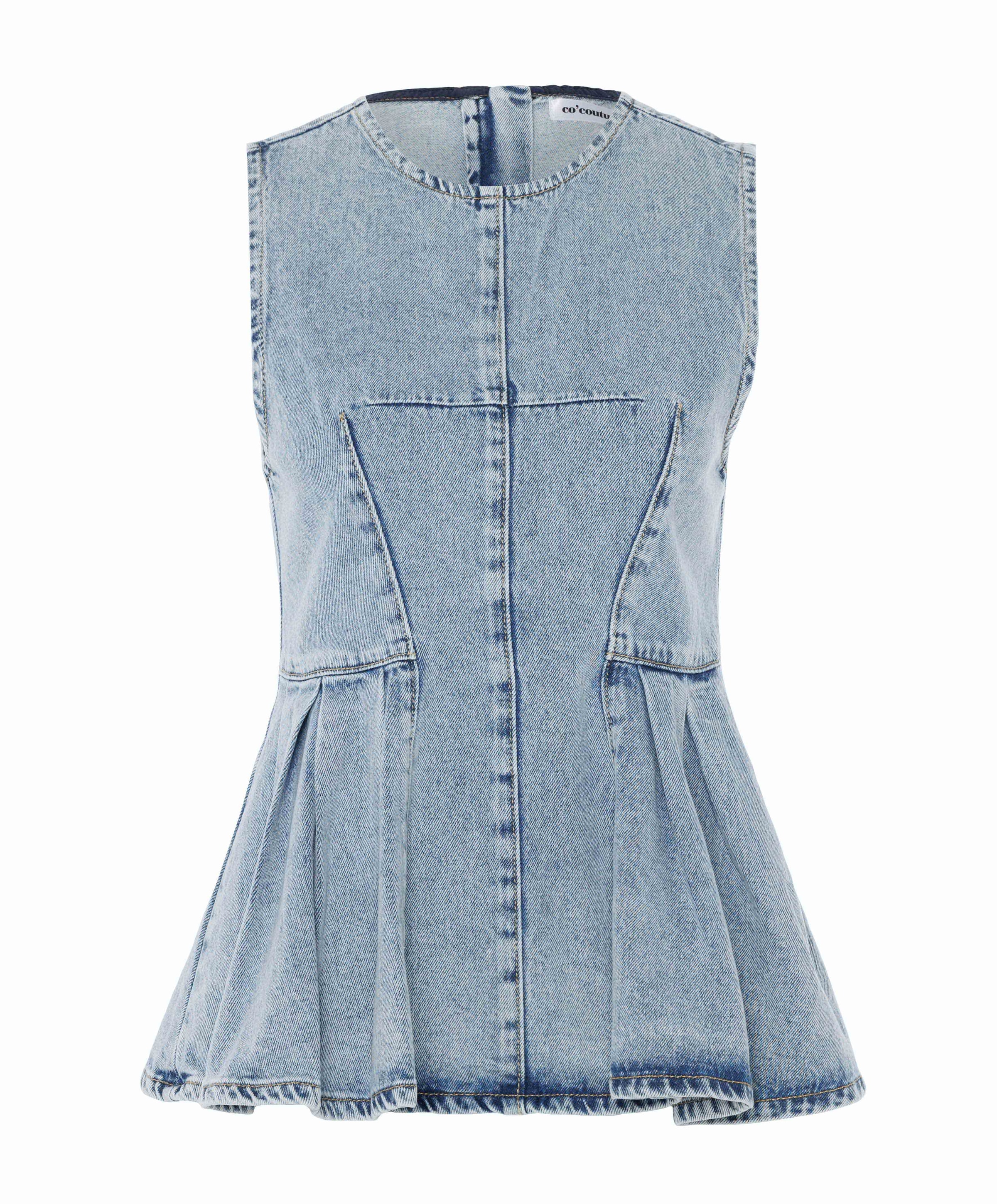 Dames top blauw