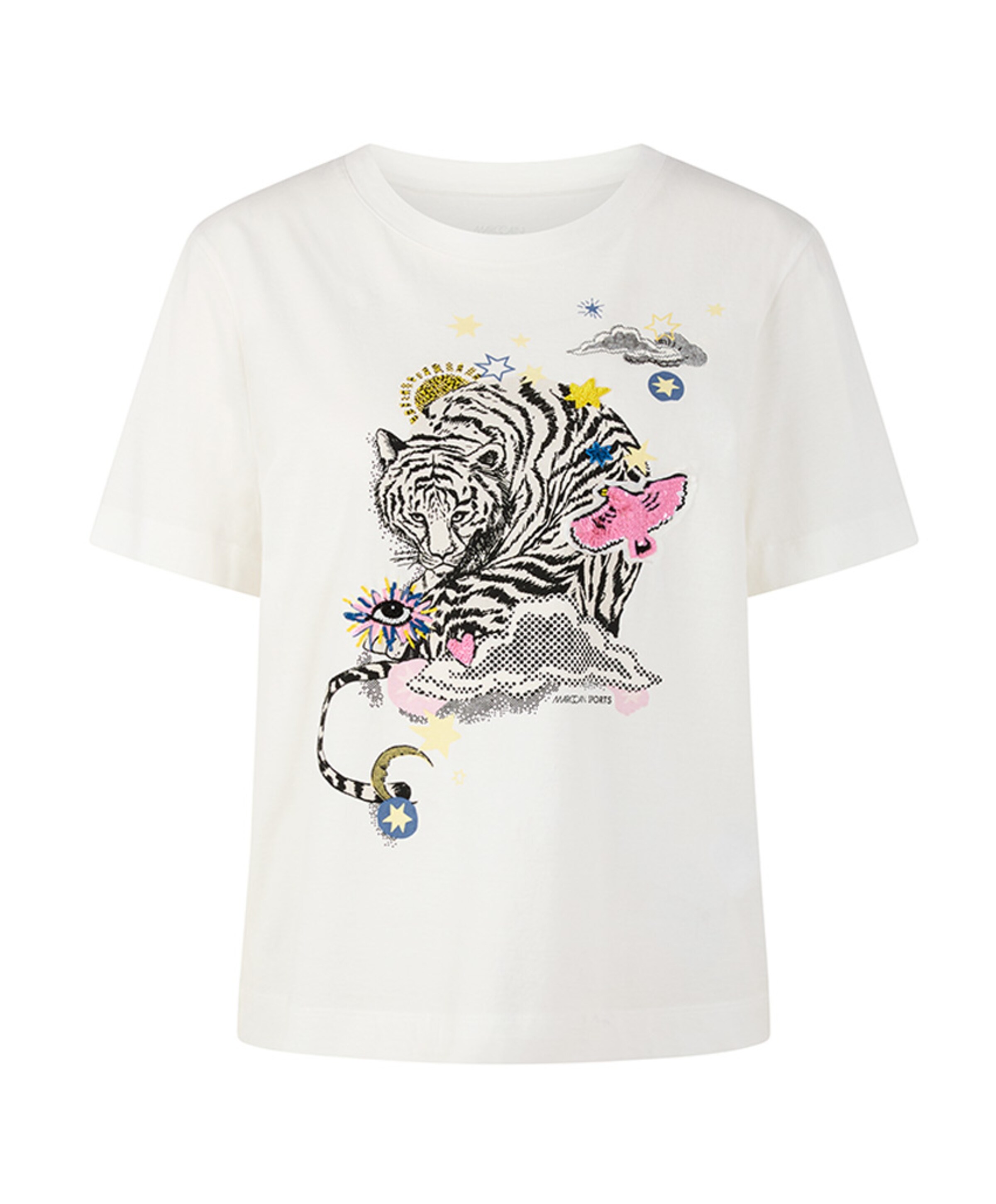 Dames t-shirt ecru