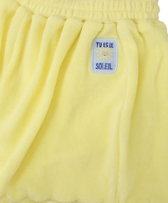 meisjes korte broek geel