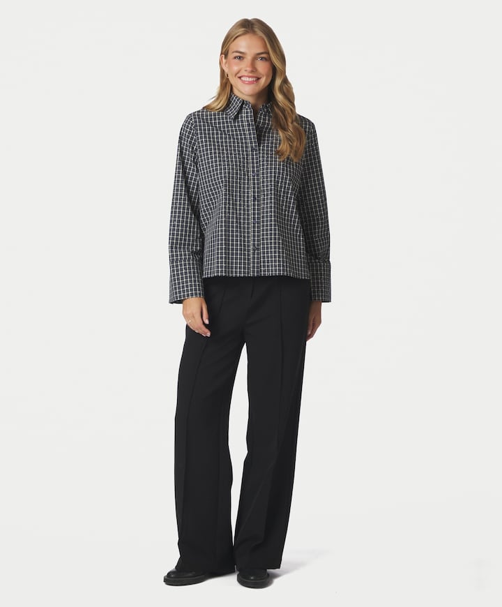 Dames blouse blauw