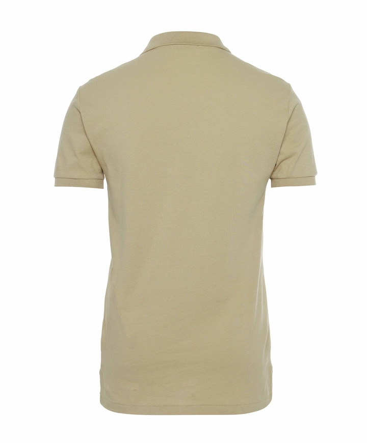 Heren polo beige