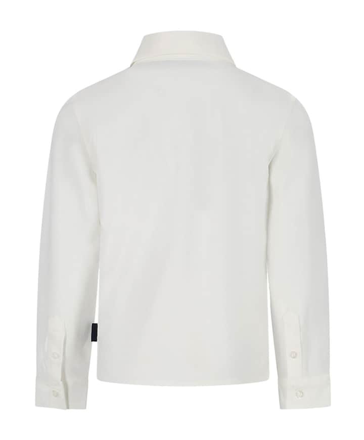 Jongens overhemd lange mouw wit