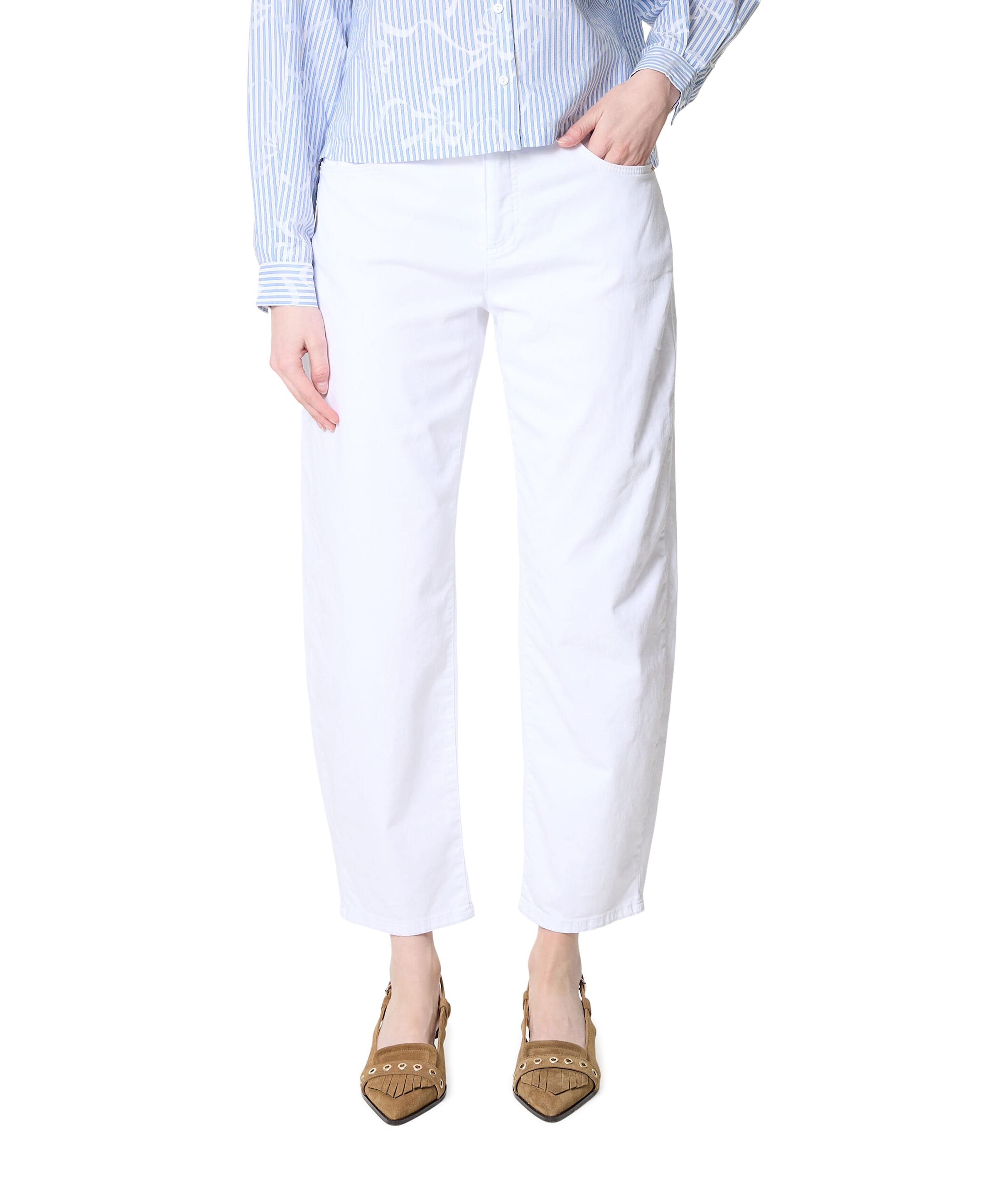 DANNI dames jeans wit