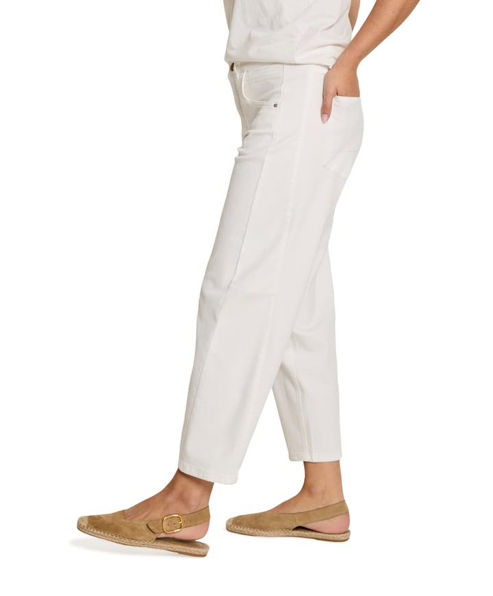 Coco (Barrel) - 002 - dames jeans wit