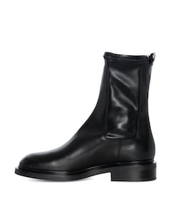 dames enkellaarzen zwart