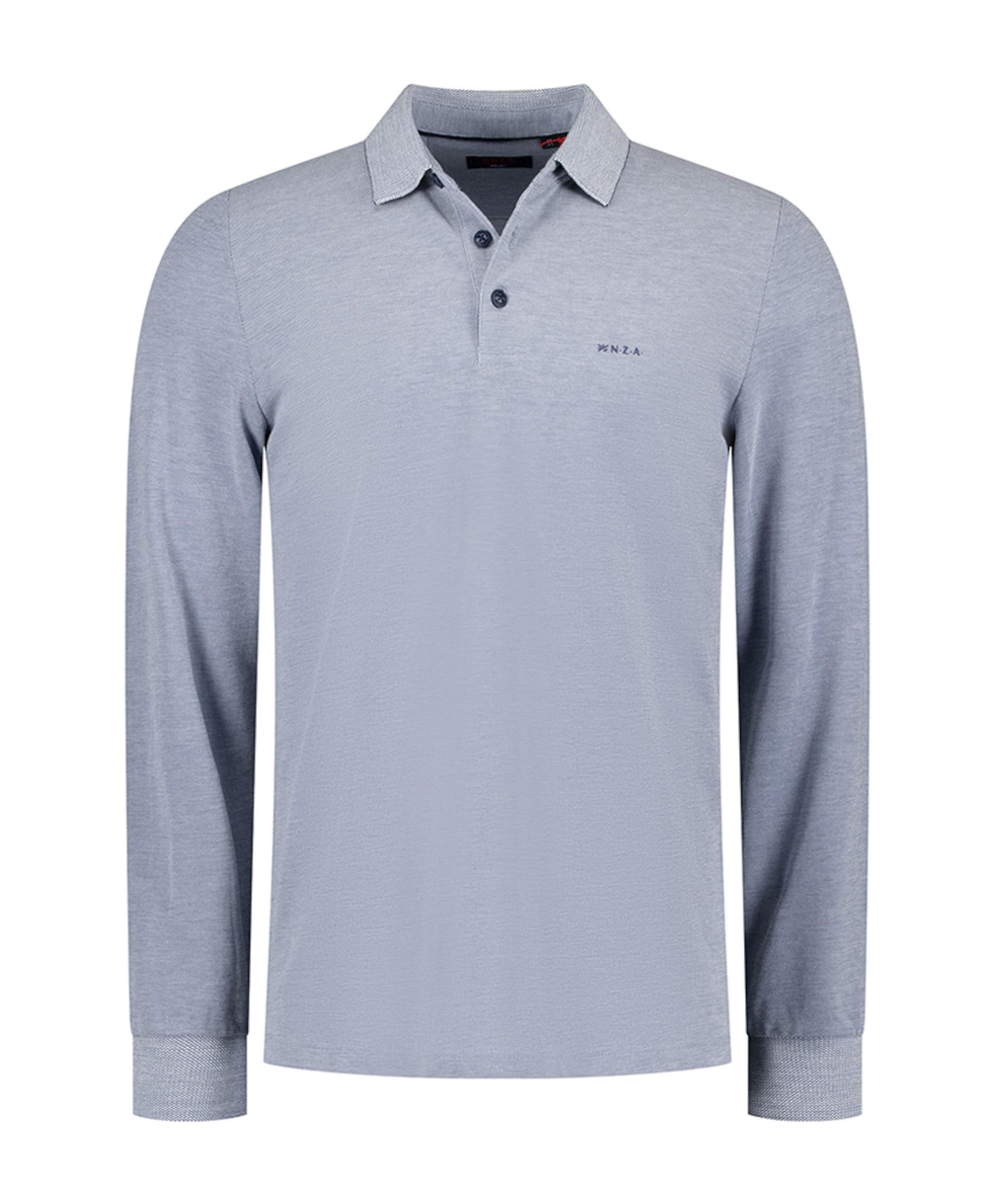Heren polo blauw