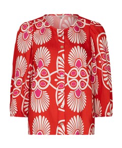 Dames blouse rood