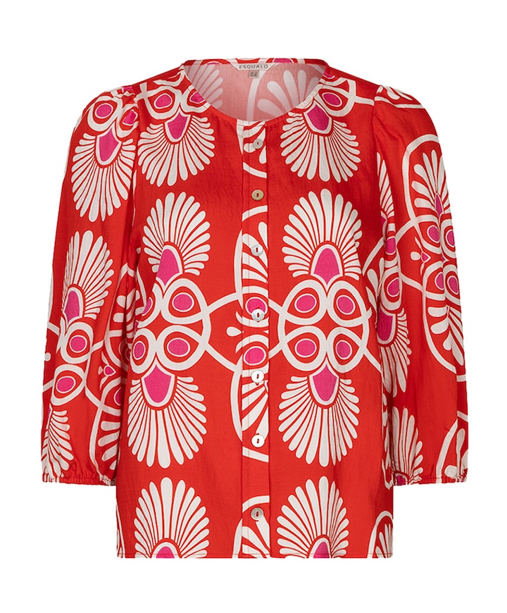 Dames blouse rood
