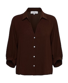 Dames blouse bruin