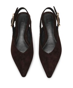 Sianna dames slingbacks bruin