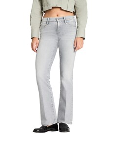 Paris flared dames jeans grijs