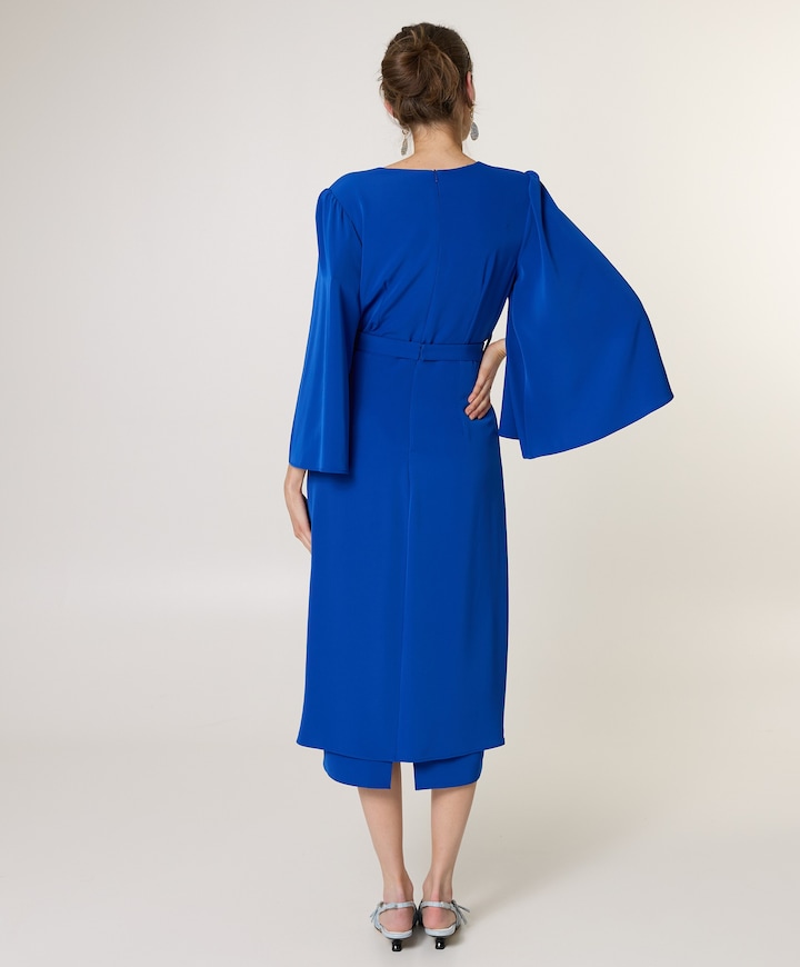 Dames jurk blauw