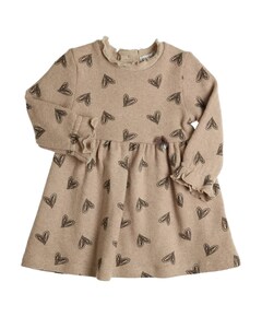 Meisjes jurk bruin