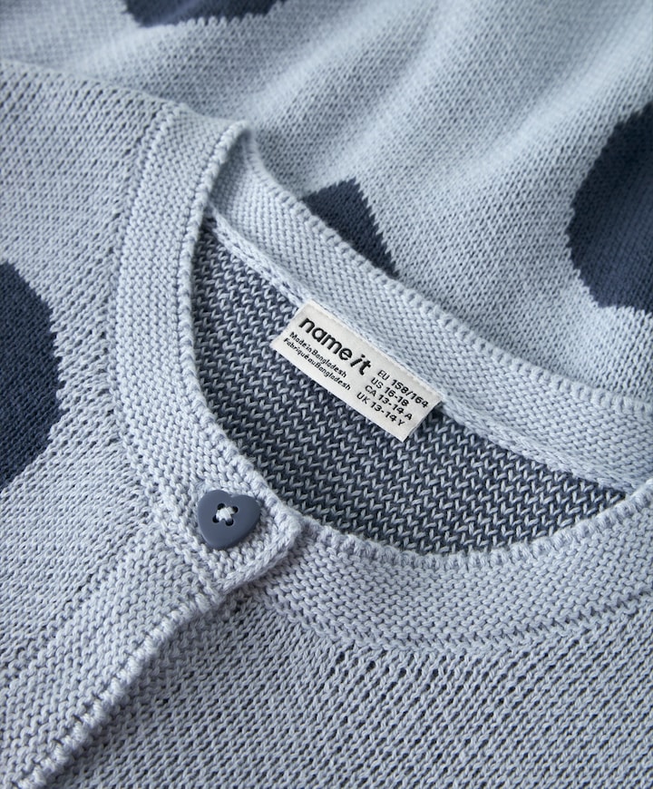 Meisjes vest blauw