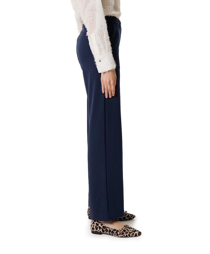 FQNanni-pant dames broek blauw