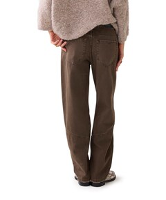 Loose fit coloured jeans groen