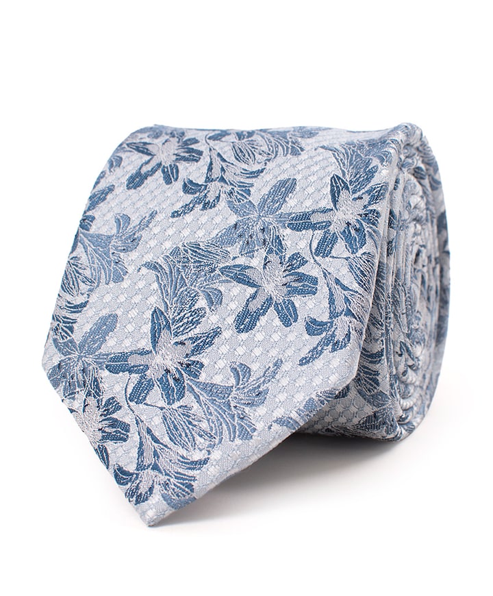 Heren stropdas blauw