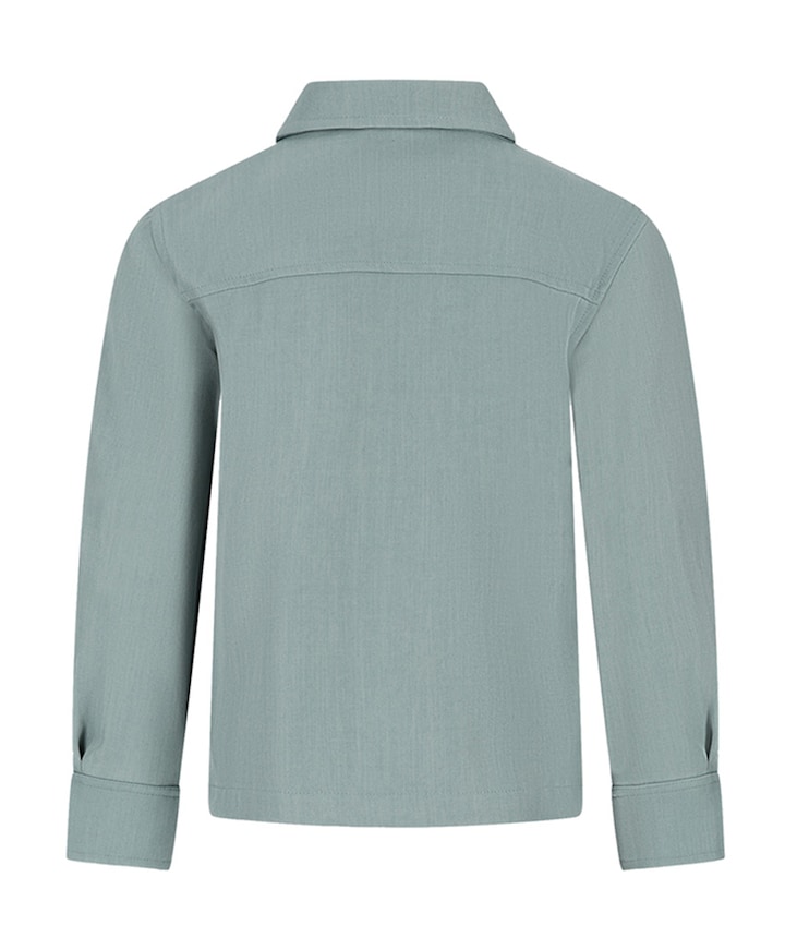 Jongens overhemd lange mouw groen