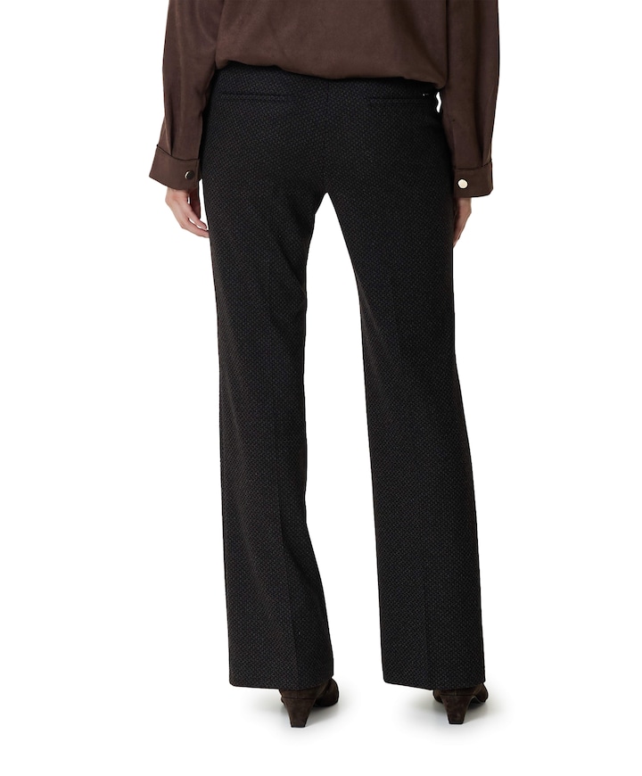 Bootcut Slim dames broek bruin