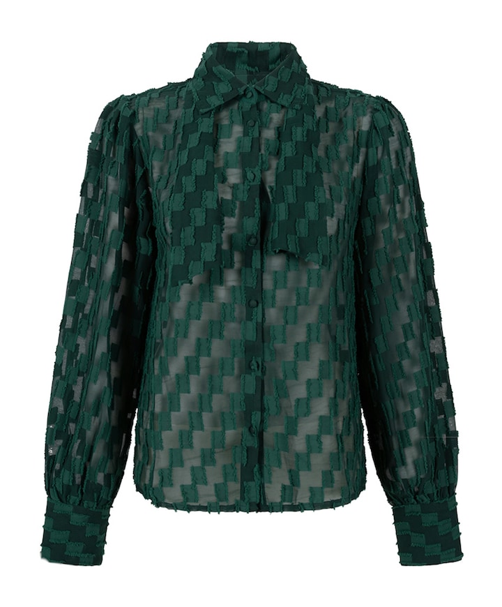 Dames blouse groen