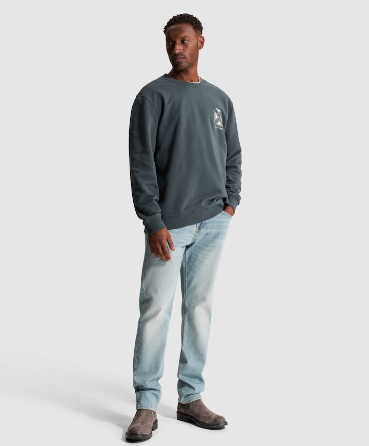 Heren trui blauw