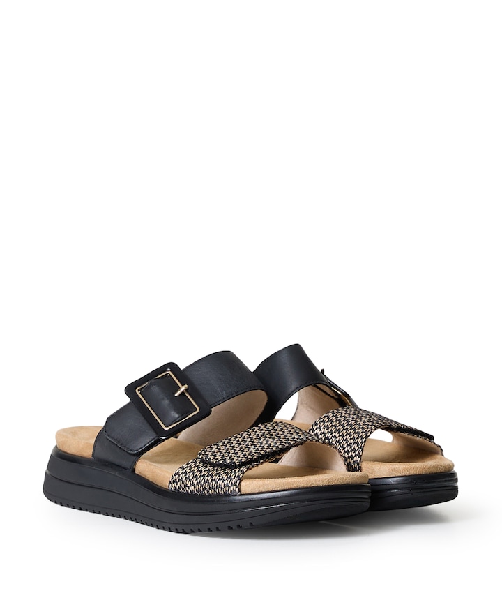 dames slippers zwart