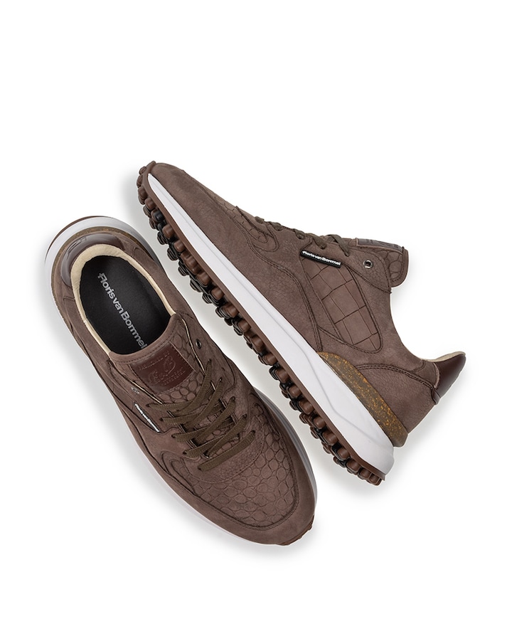 heren sneakers bruin