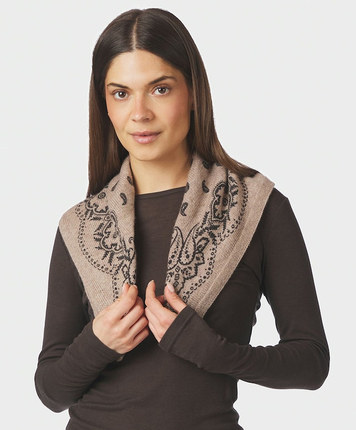 Dames sjaal beige
