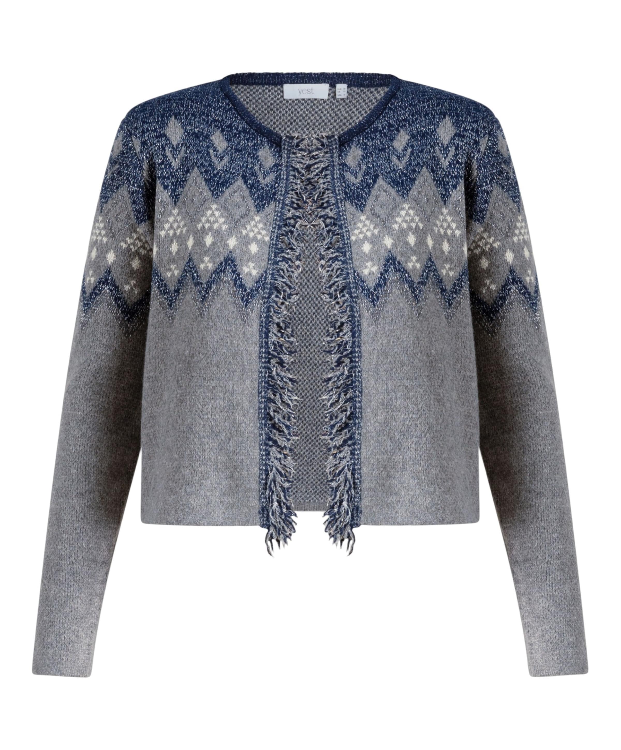 Dames vest blauw