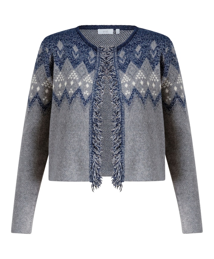 Dames vest blauw