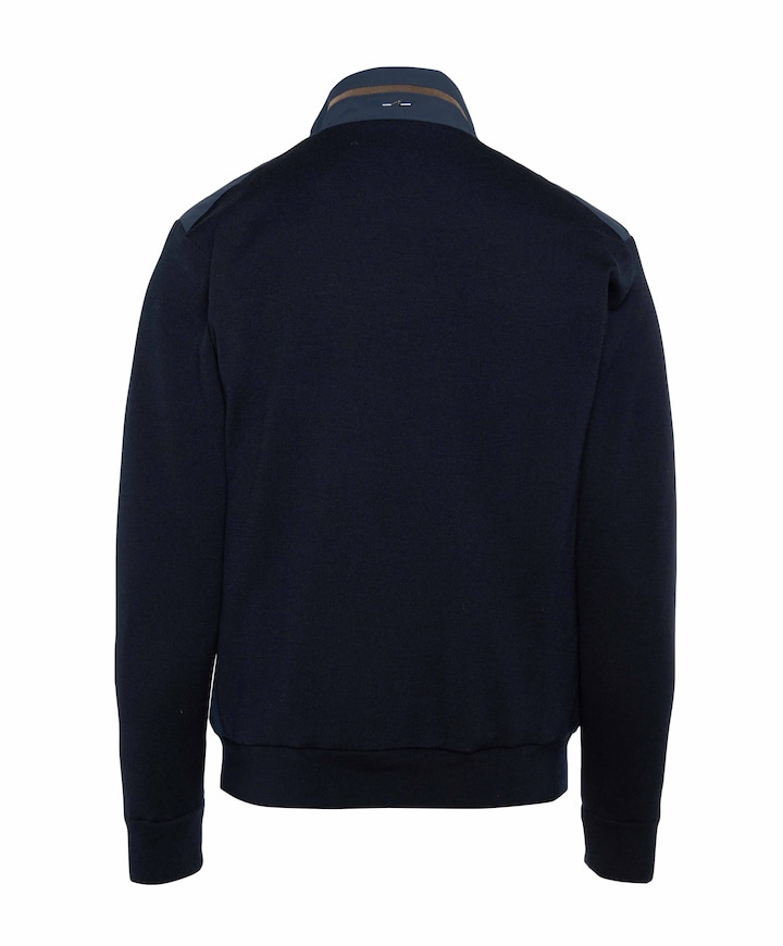 Heren vest blauw