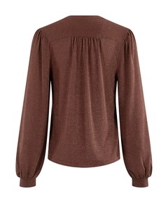 Dames blouse bruin