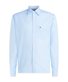 Overhemd lange mouw blauw