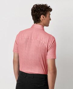 Overhemd korte mouw rood
