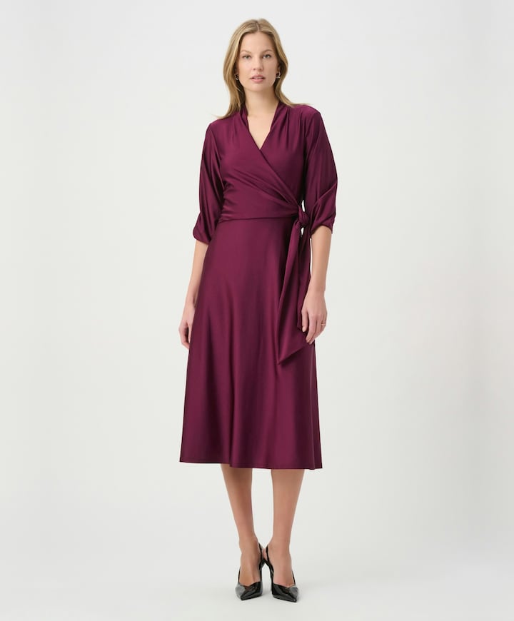 Dames jurk bordeaux