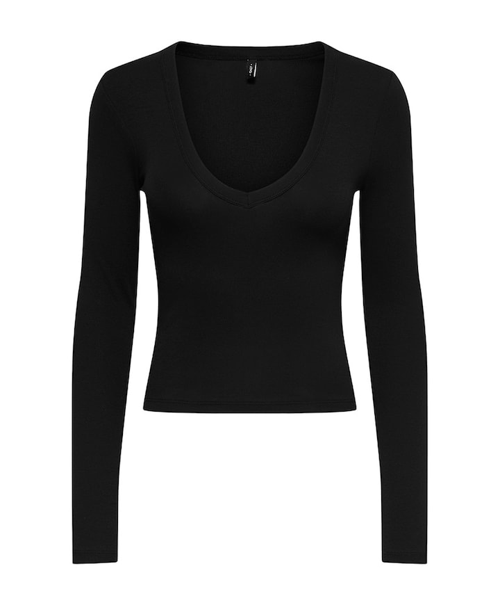 Dames longsleeve zwart