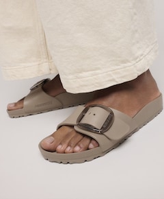 Madrid Big Buckle EVA Women dames badslipper beige