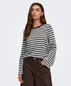 Dames longsleeve blauw