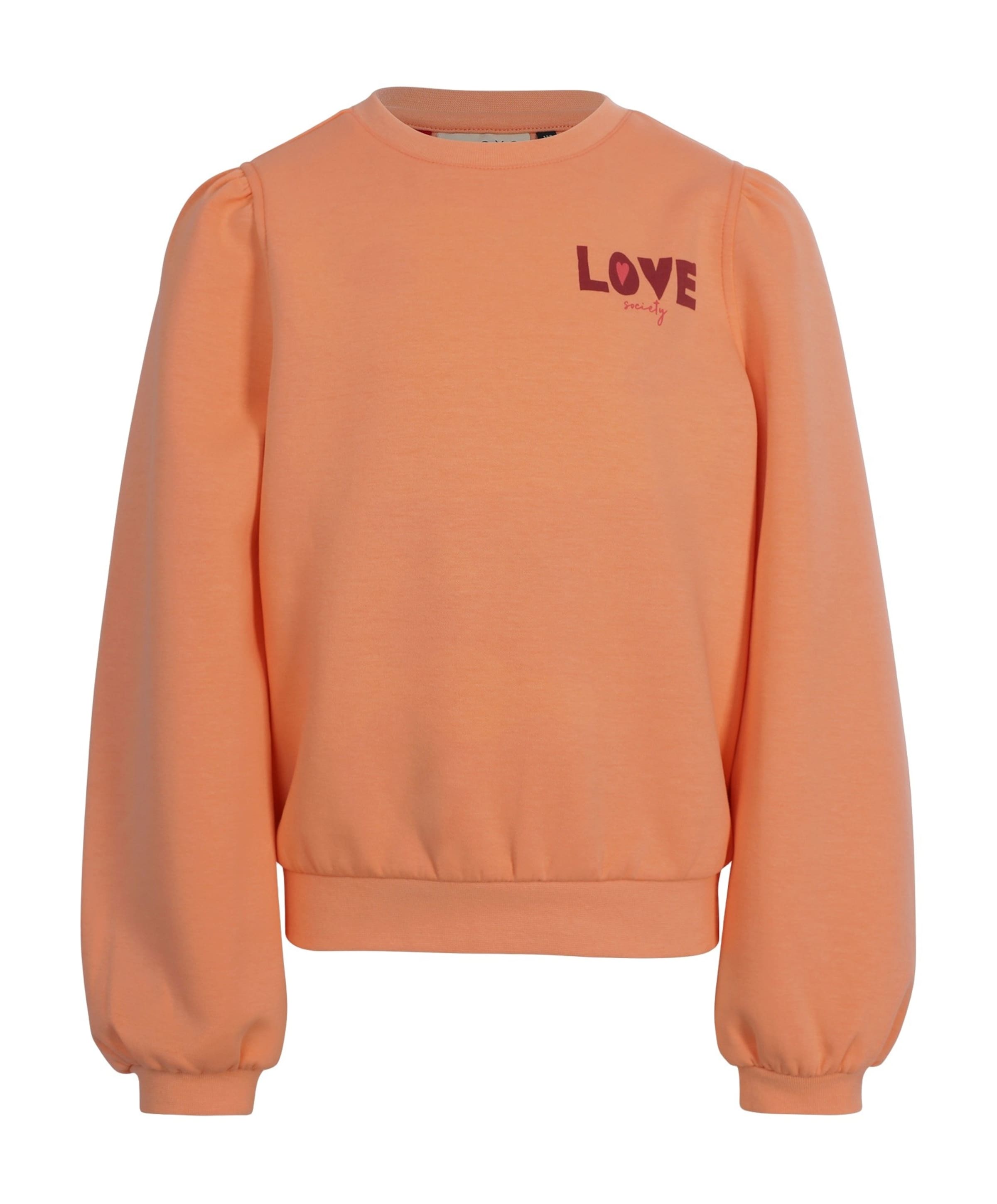 Meisjes sweater oranje