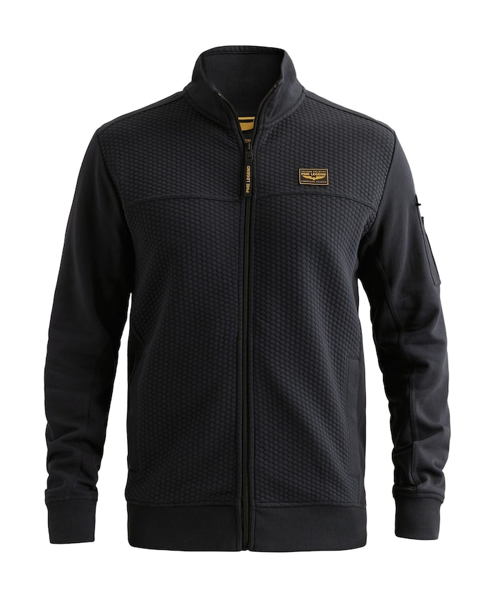 Heren vest blauw