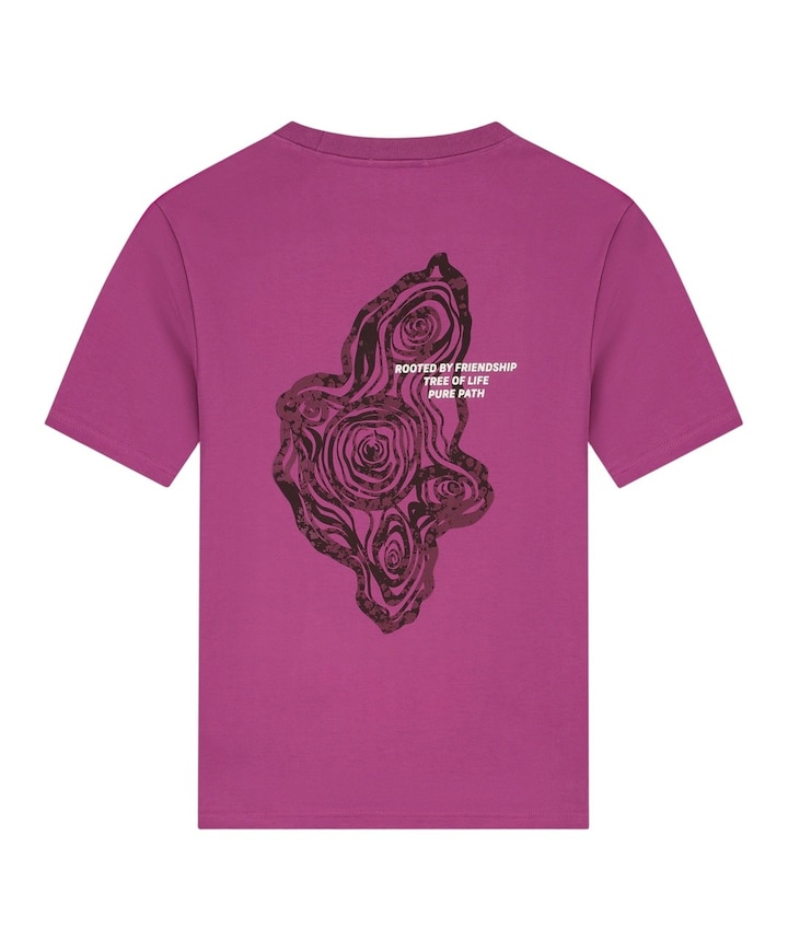 Heren T-shirt paars