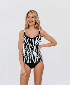 Dames tankini zwart