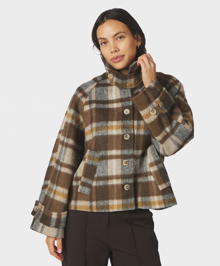 Dames jas beige