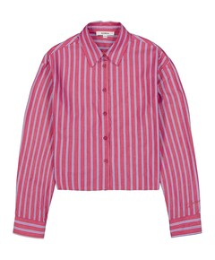 Meisjes blouse lange mouw roze