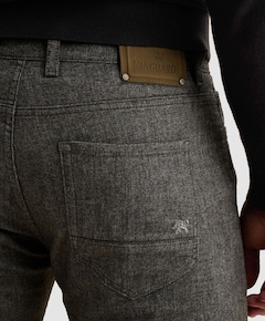 V40 RIDER BRUSHED MELANGE heren jeans grijs